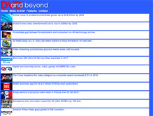 Tablet Screenshot of dvd-and-beyond.com